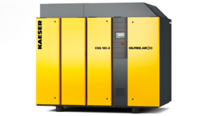 Compressor de parafuso isento de óleo CSG-2 com resfriamento a ar.