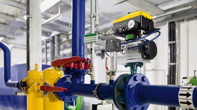 DHS 4.0 integrado num sistema de ar comprimido.