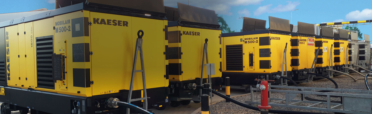 Dez sistemas MOBILAIR M500 para produção de nitrogênio.