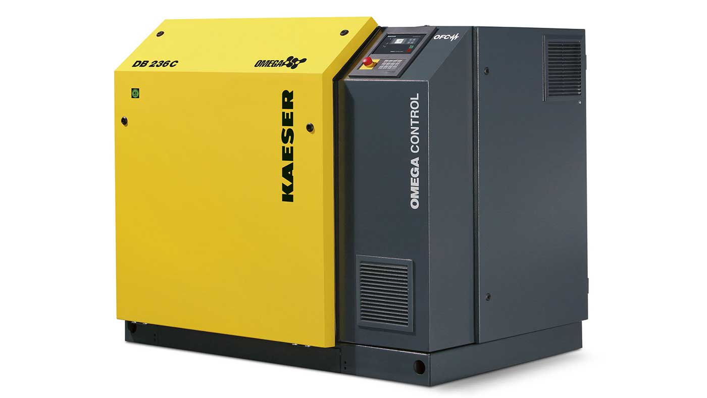 Sopradores com aftercooler DB 166 C e DB 236 C – KAESER