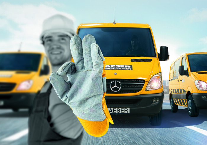 O KAESER AIR SERVICE proporciona o melhor desempenho do seu sistema de ar comprimido.