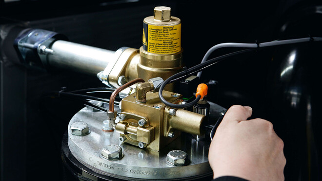 Ajuste de pressão infinitamente variável