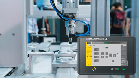 Sistema de gerenciamento de ar comprimido SIGMA AIR MANAGER 4.0 da Kaeser Kompressoren