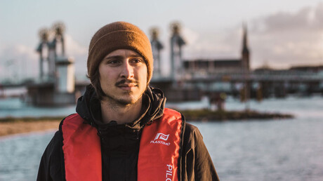 Philip Ehrhorn, co-fundador da empresa The Great Bubble Barrier.