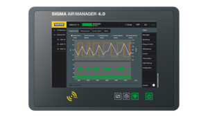 Controlador máster SIGMA AIR MANAGER 4.0 da KAESER COMPRESSORES.