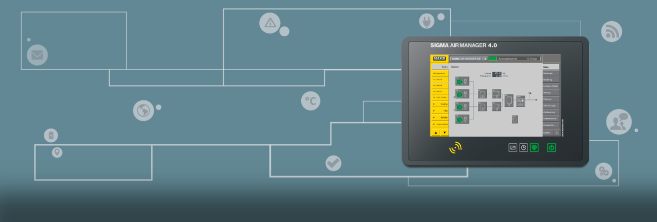 Controlador máster SIGMA AIR MANAGER 4.0: