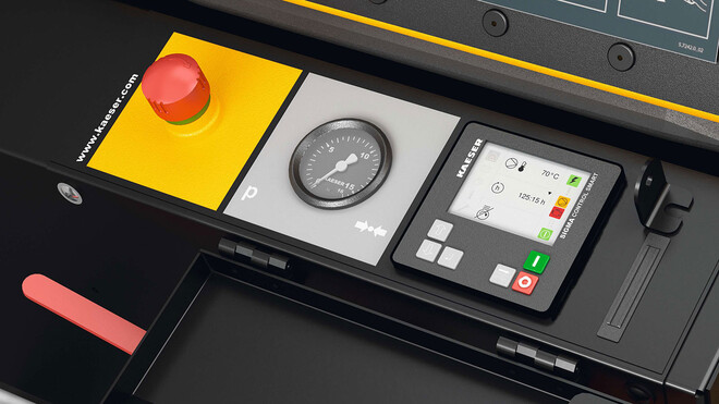 Operação intuitiva de compressores MOBILAIR com SIGMA CONTROL SMART.