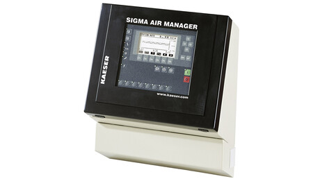 Controlador máster Sigma Air Manager da Kaeser Compressores.