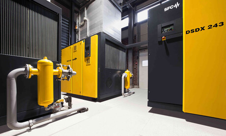 Vallourec in Düsseldorf optimises its compressed air system with Kaeser rotary screw compressors