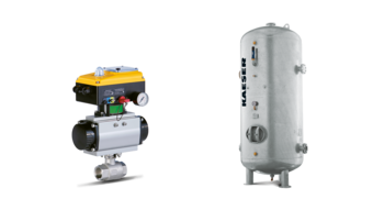 Armazenamento e distribuição de ar comprimido