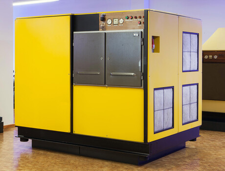 O primeiro compressor Kaeser.