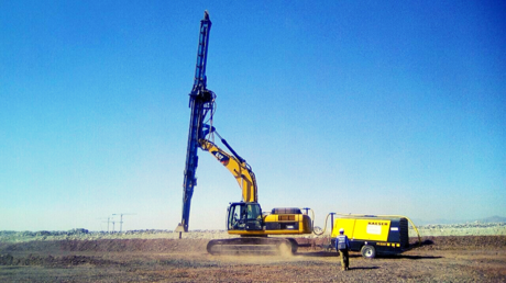 Compressor M250 em uso para mineração